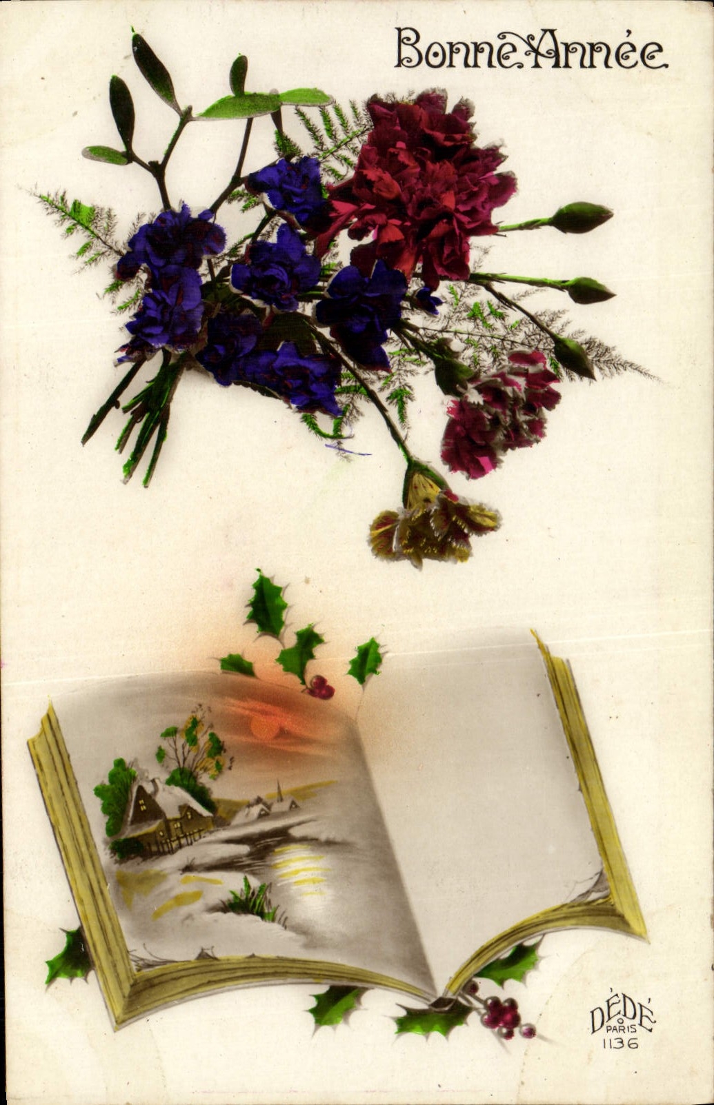 CPA Fantaisie Fleurs