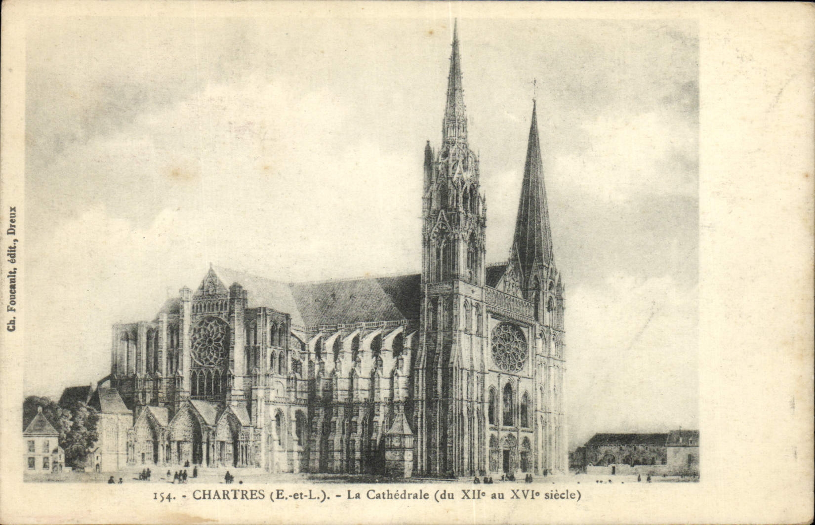 CPA Chartres La Cathedrale