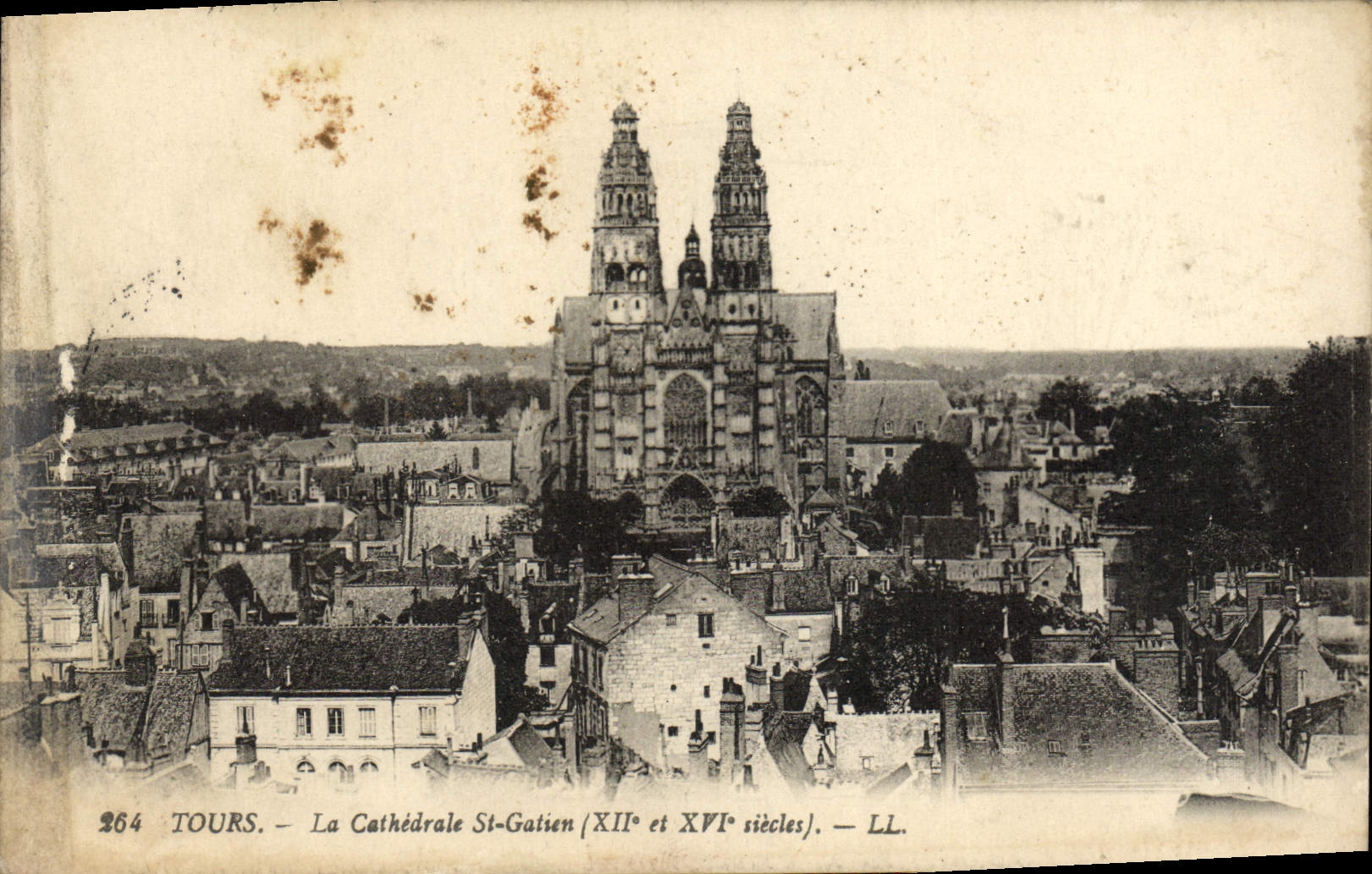 CPA Tours La Cathedrale St Gatien 