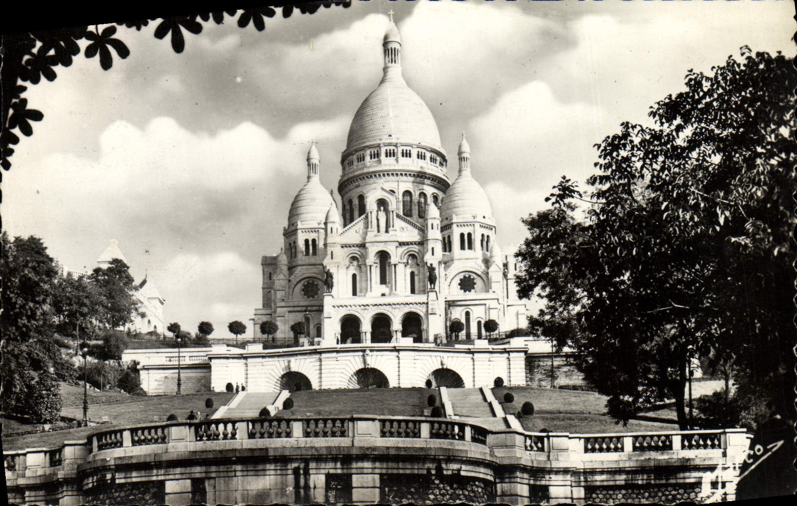 MODERN CARD Paris Our Basilica of the Sacring Heart