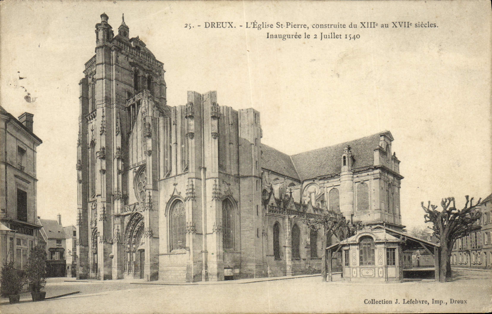 CPA Dreux L'Eglise St Pierre