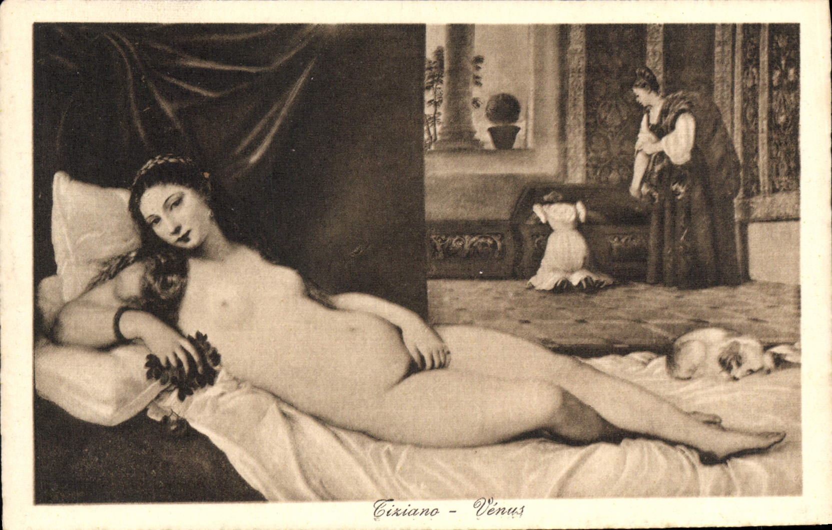 CPA Tiziano Venus Erotique