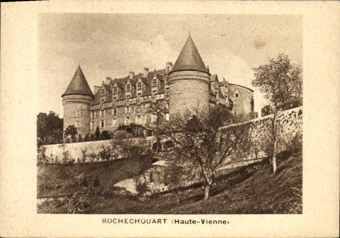 MODERN CARD Rochechouart Castle
