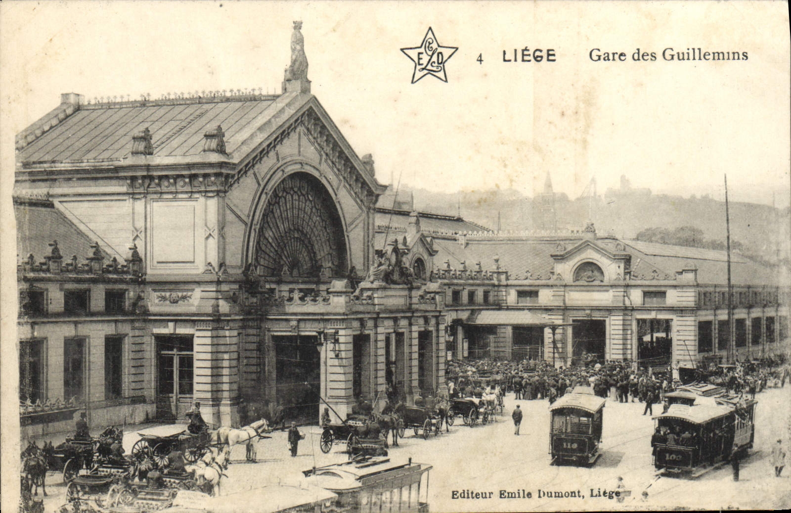 CPA Liege Gare Des Guillemins