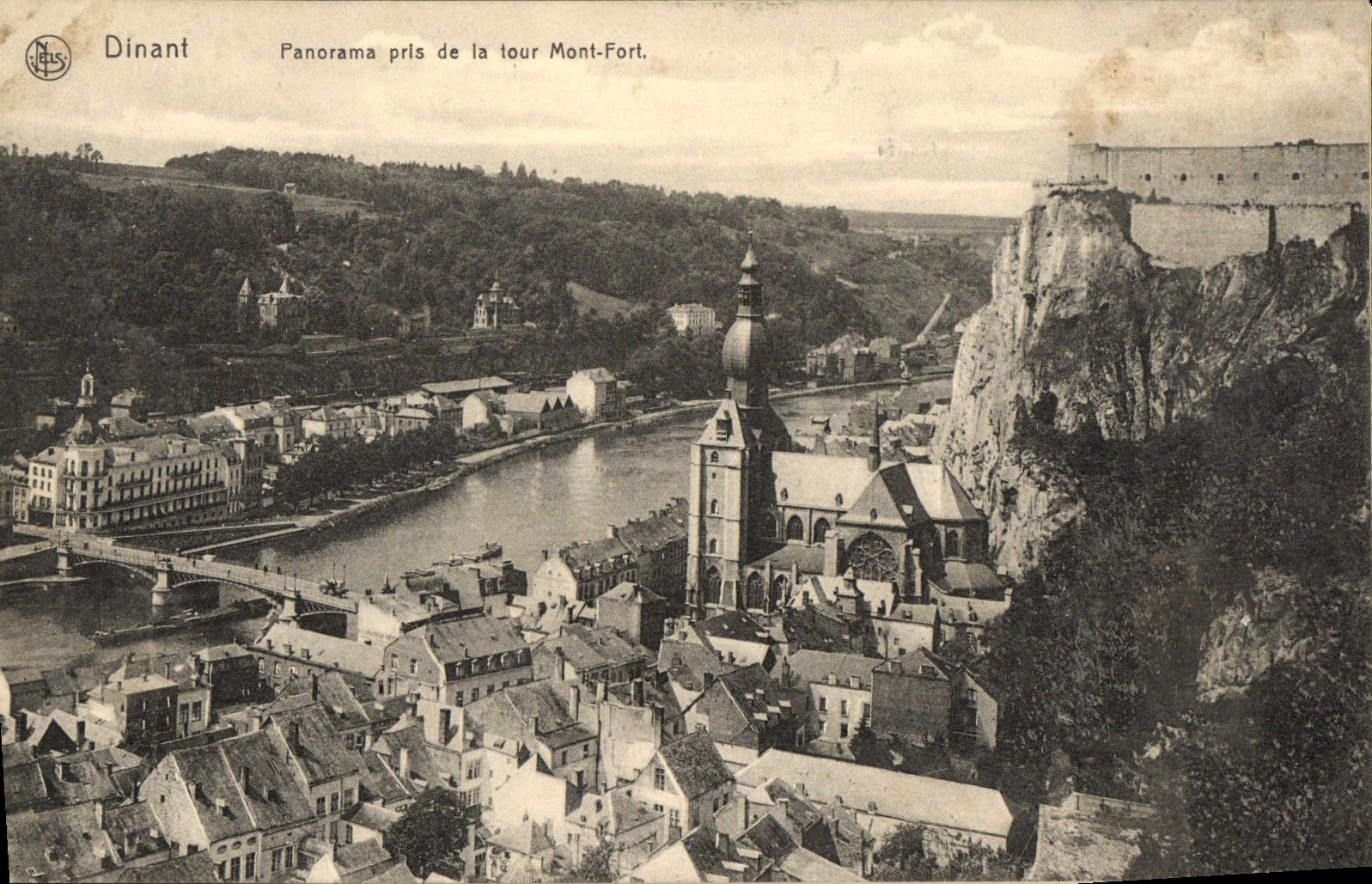 VINTAGE POSTCARD Dining Panorama Taken Of the Tower Strong Mount
