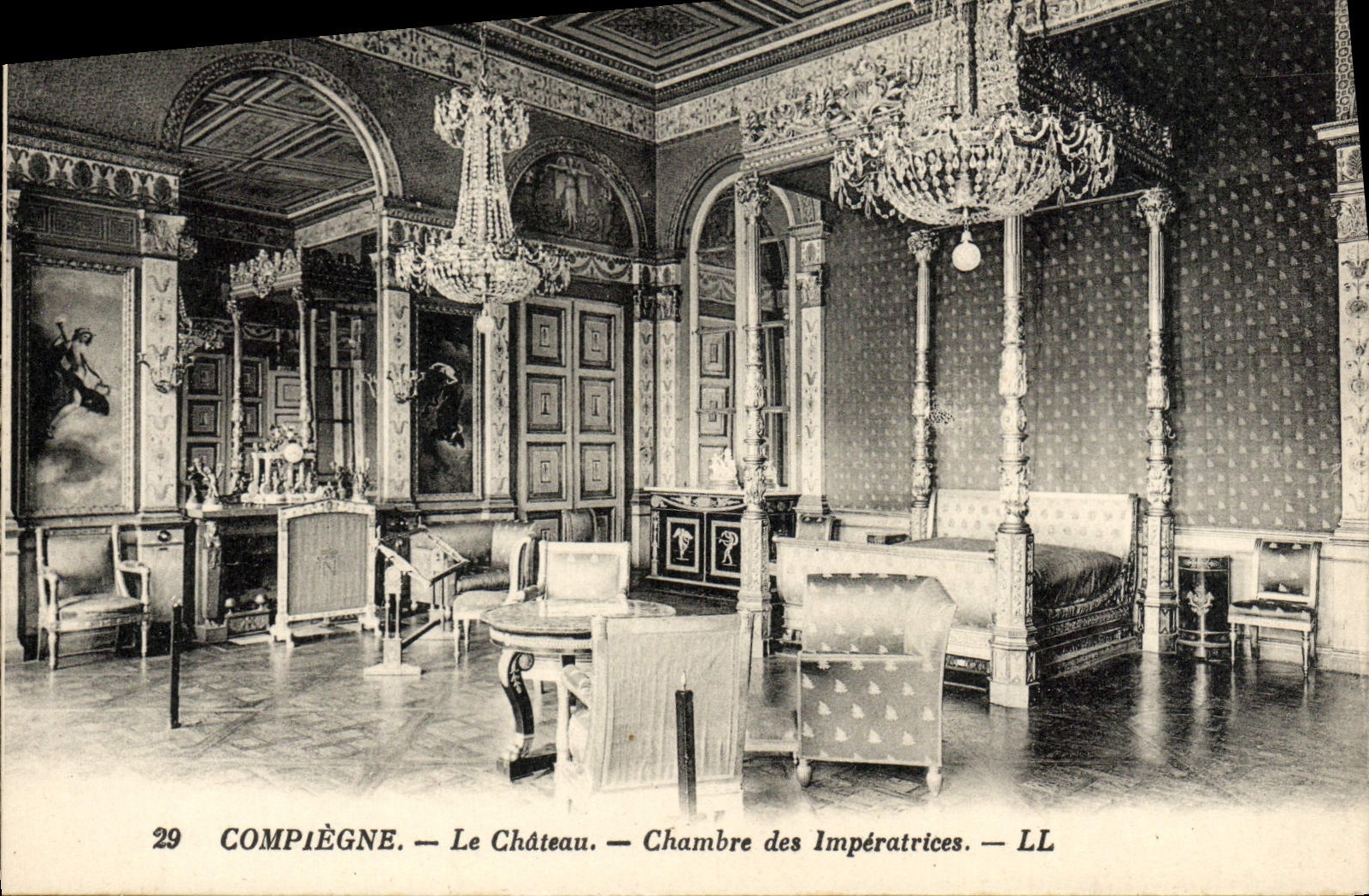 CPA Compiegne Le Chateau Chambre Des Imperatrices