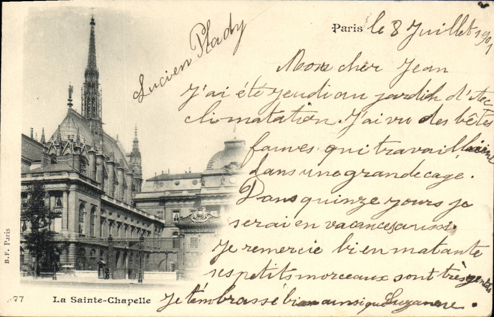 CPA Paris La Sainte Chapelle