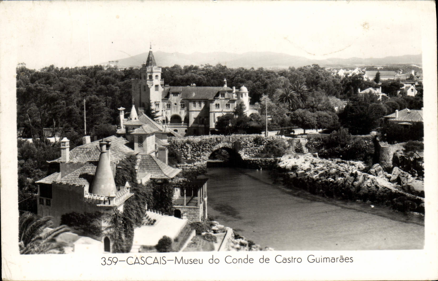 CPA Cascais Museu Do Conde De Casiro Guimaraes