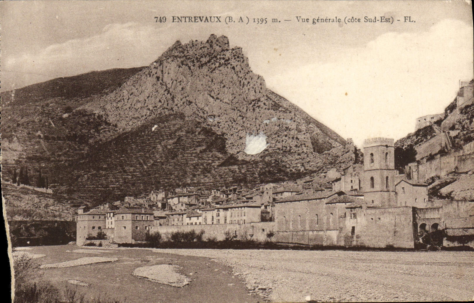 CPA Entrevaux Vue Generale