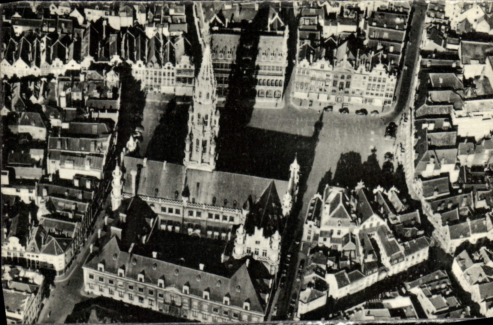 MODERN CARD Brussels Panorama Of Large Places