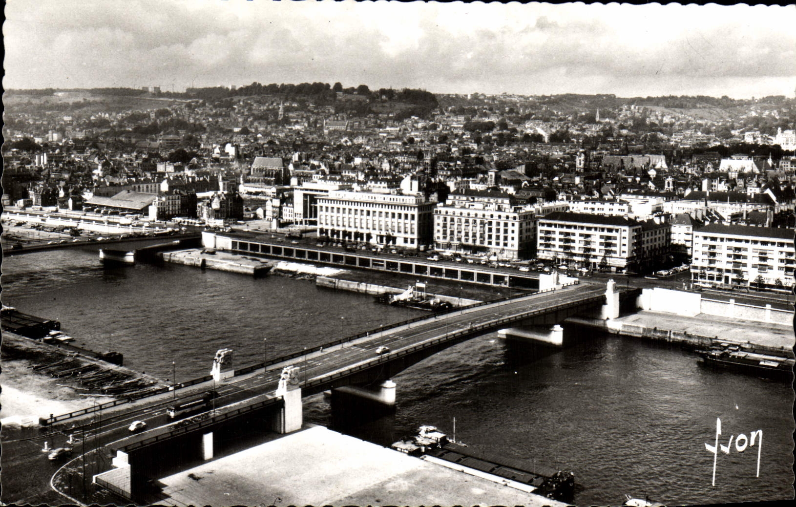 CPM Rouen Le Pont Boieldieu