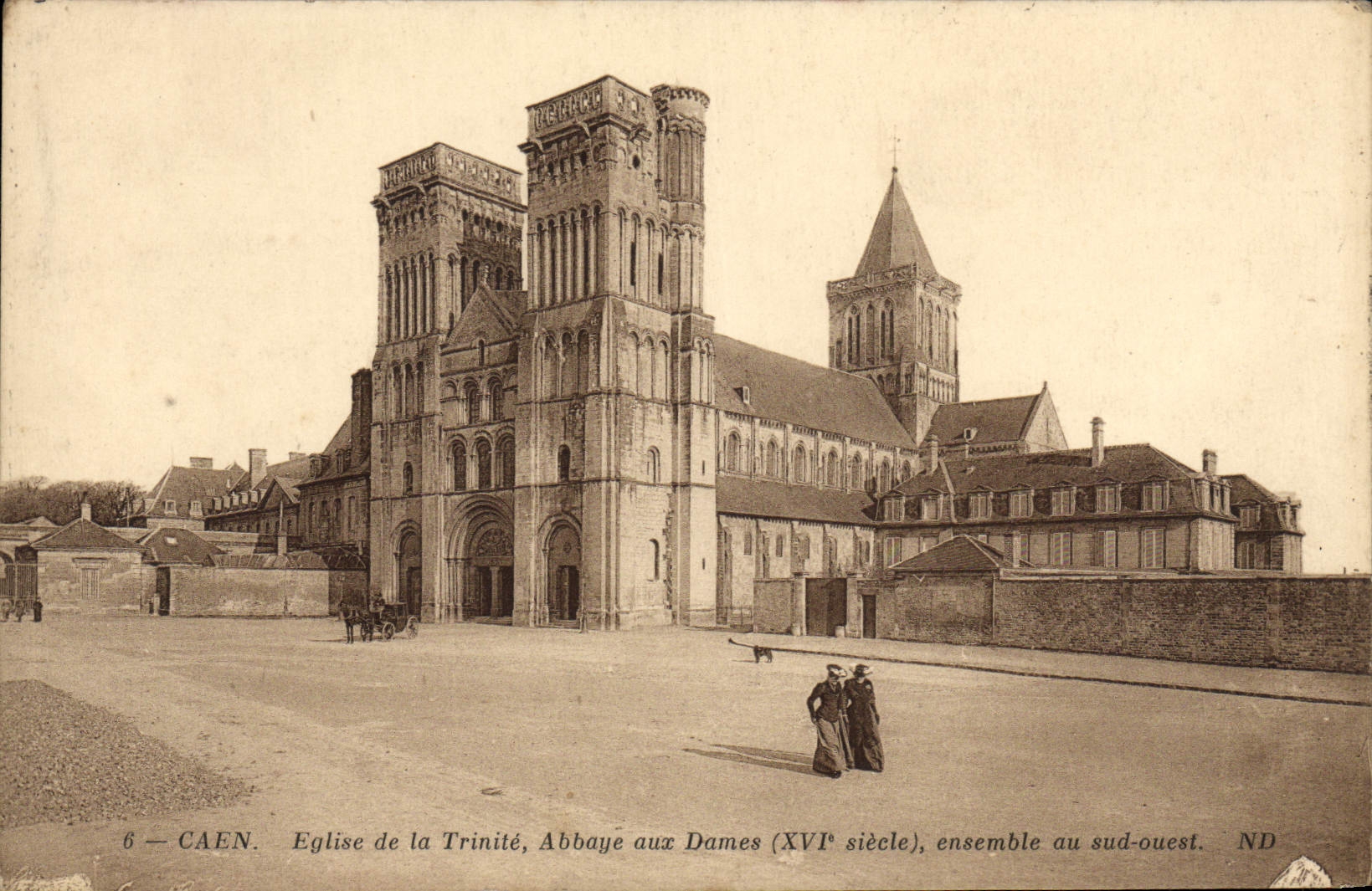 CPA Caen Eglise De La Trinite Abbaye Aux Dames Ensemble Au Sud Ouest