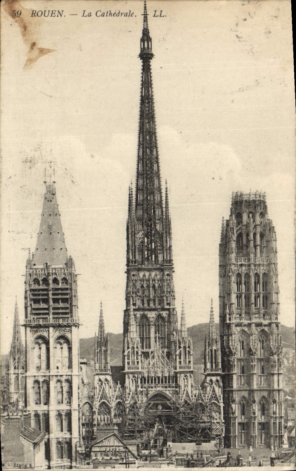 CPA Rouen La Cathedrale