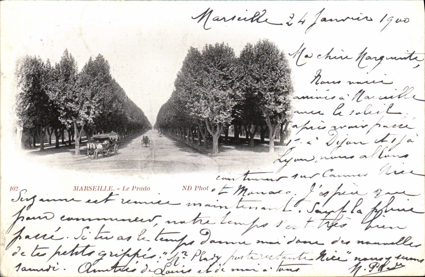 CPA Marseille Le Prado