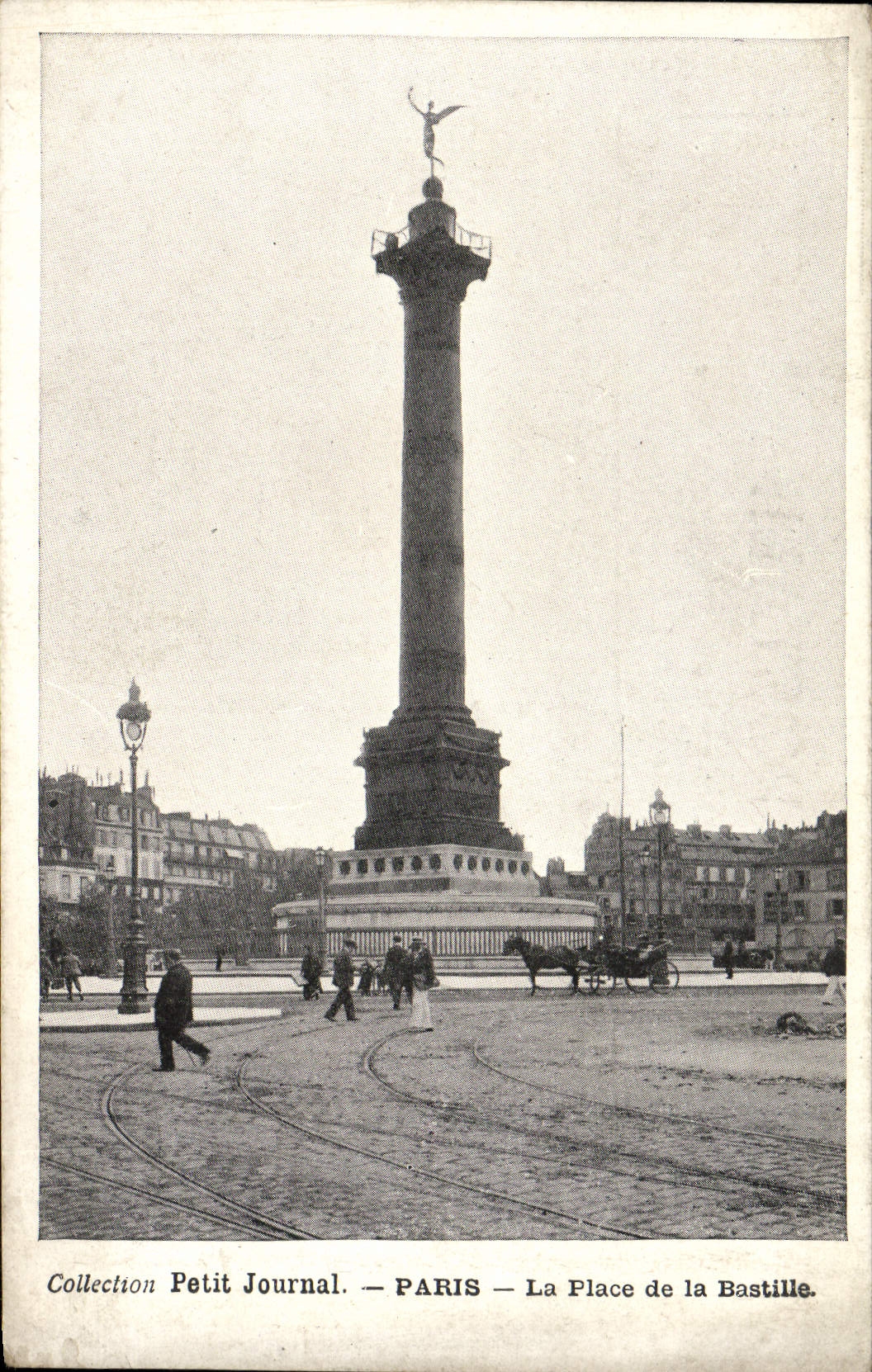 CPA Paris La Place De La Bastille