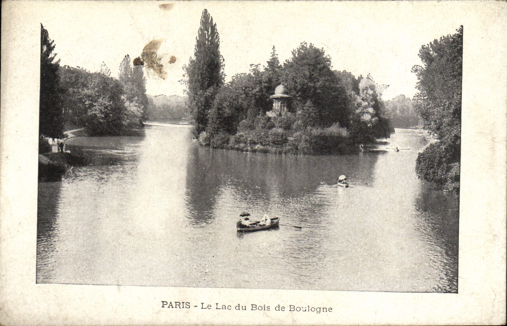 CPA Paris Le Lac Du Bois De Boulogne
