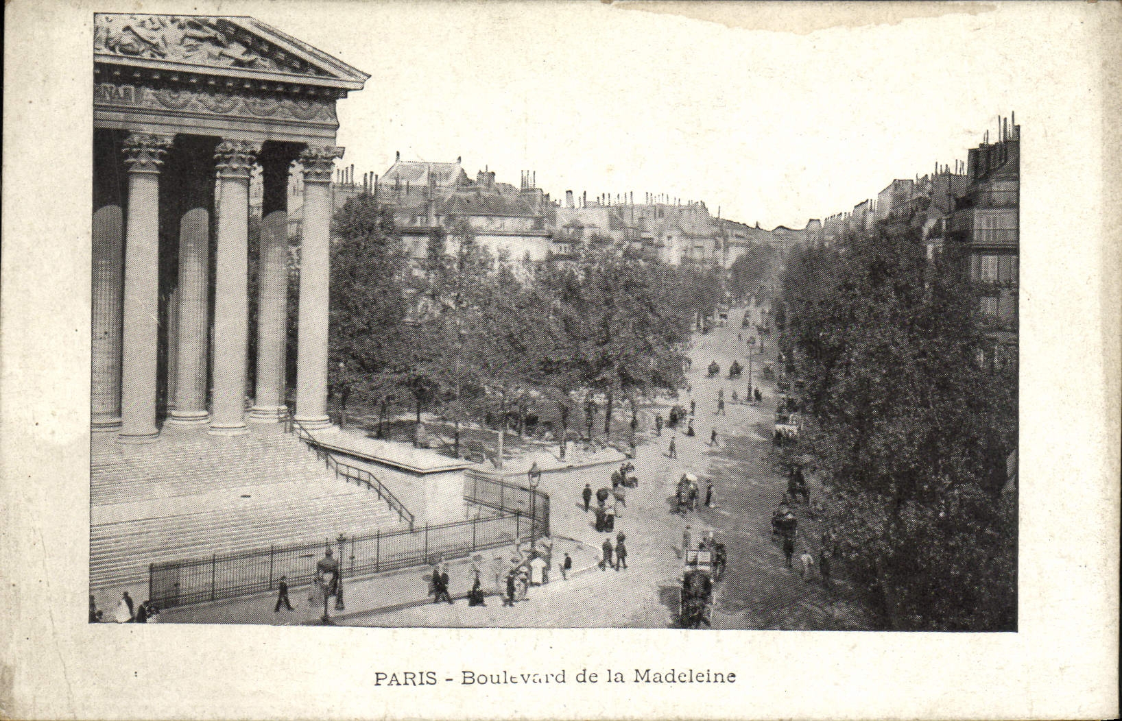 CPA Paris Boulevard De La Madeleine