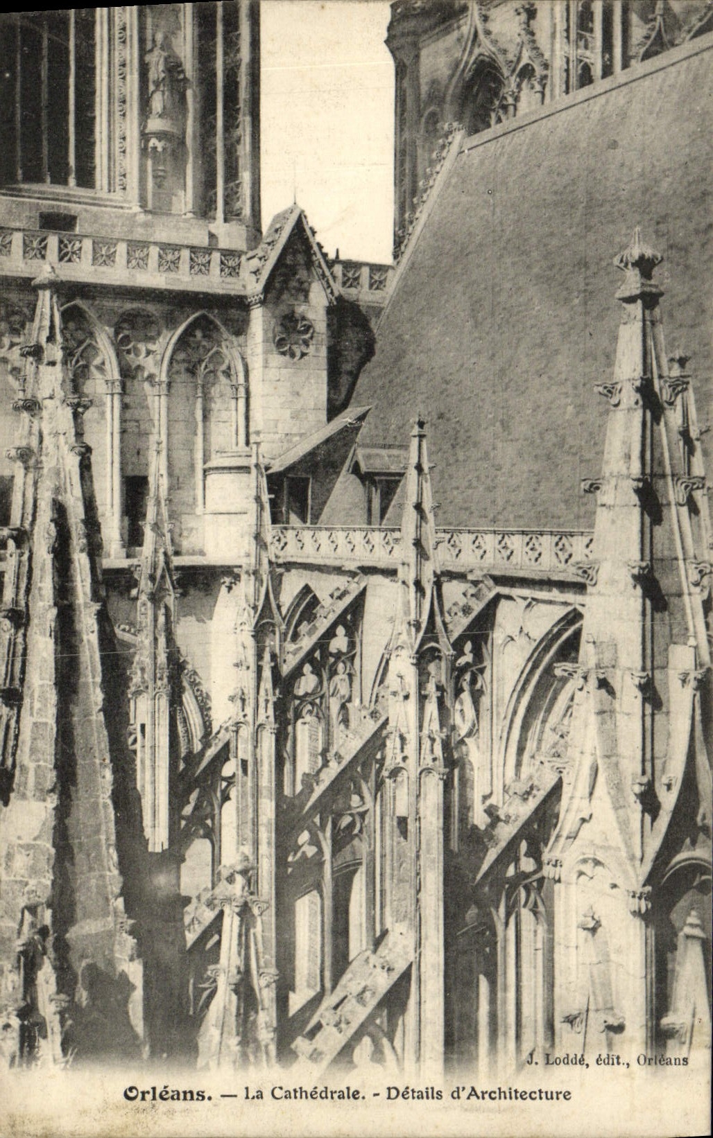 CPA Orleans La Cathedrale Details d'Architecture