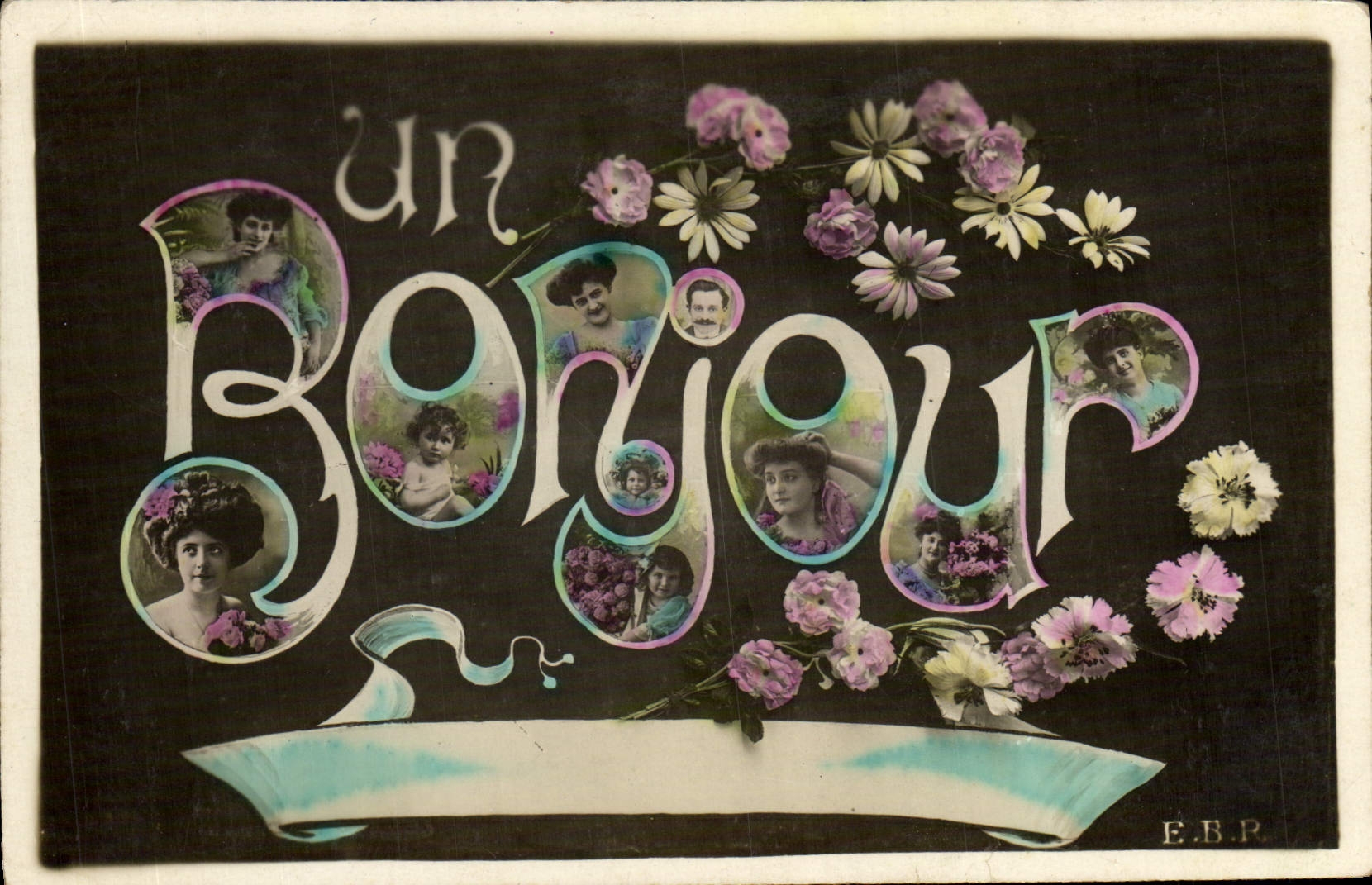 VINTAGE POSTCARD Bonour Women
