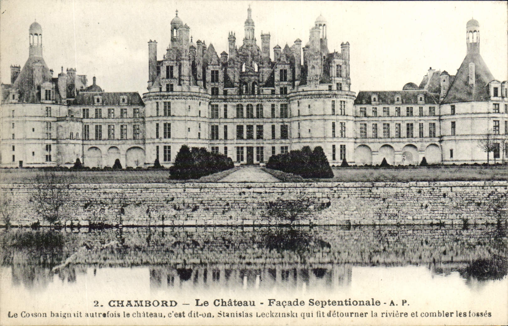 CPA Chambord Le Chateau Facade Septentionale