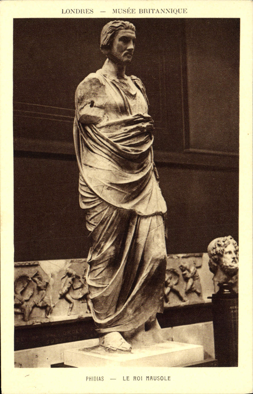 CPA Londres Musee Britannique Phidias Le Roi Mausole
