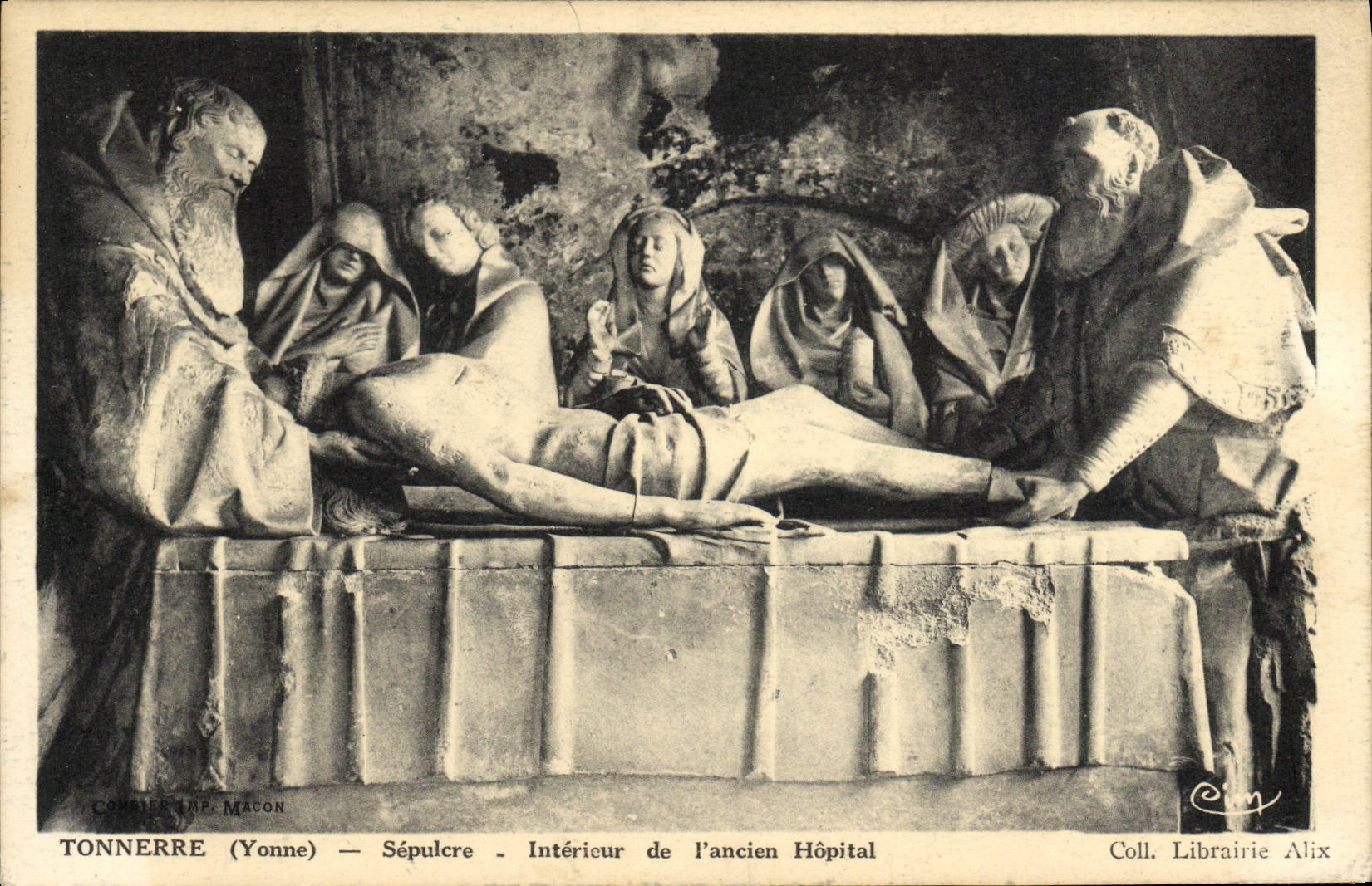 CPA Tonnerre Sepulcre Interieur De l'Ancien Hopital