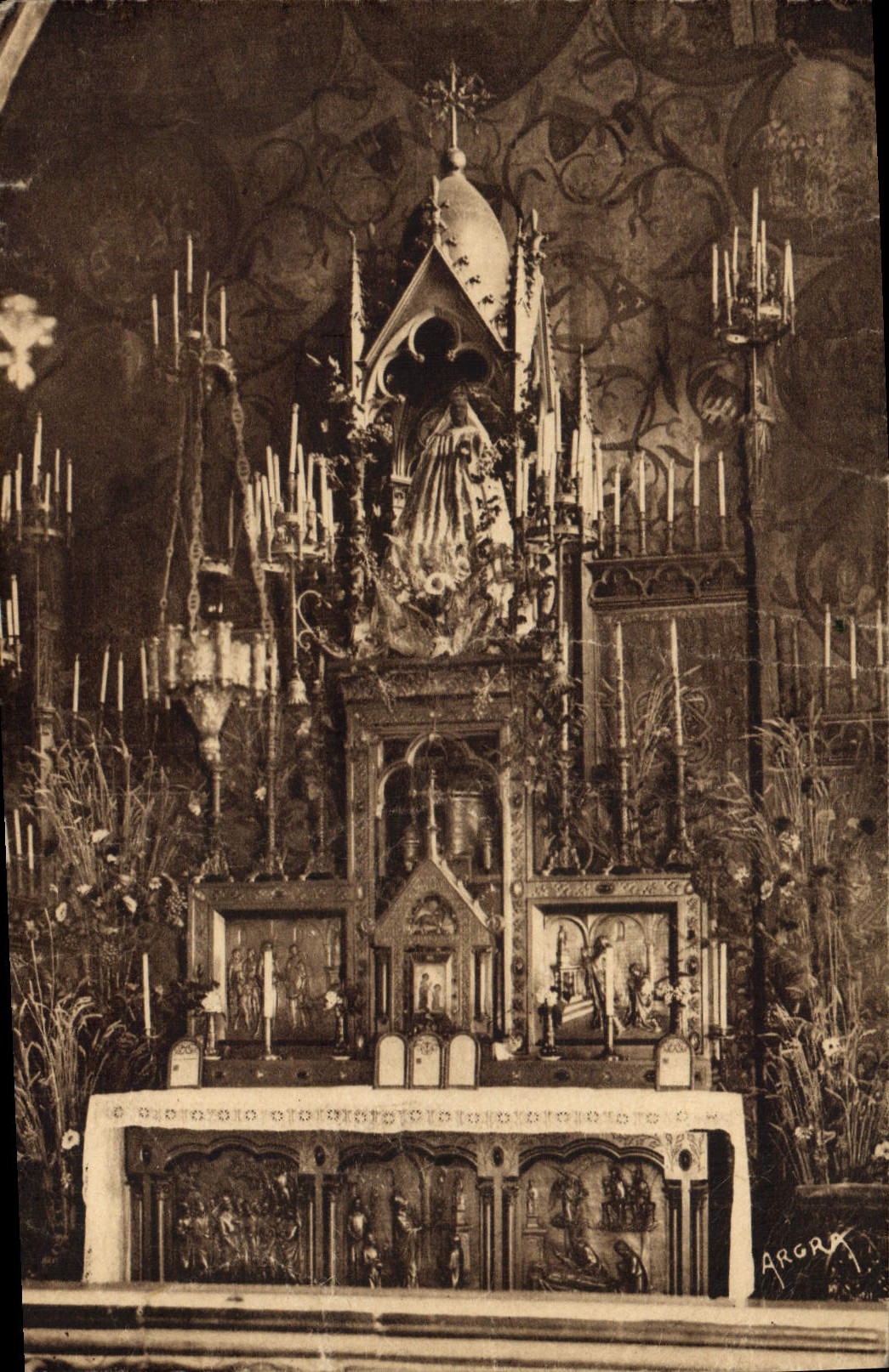 CPA Rocamadour La Chapelle Miraculeuse