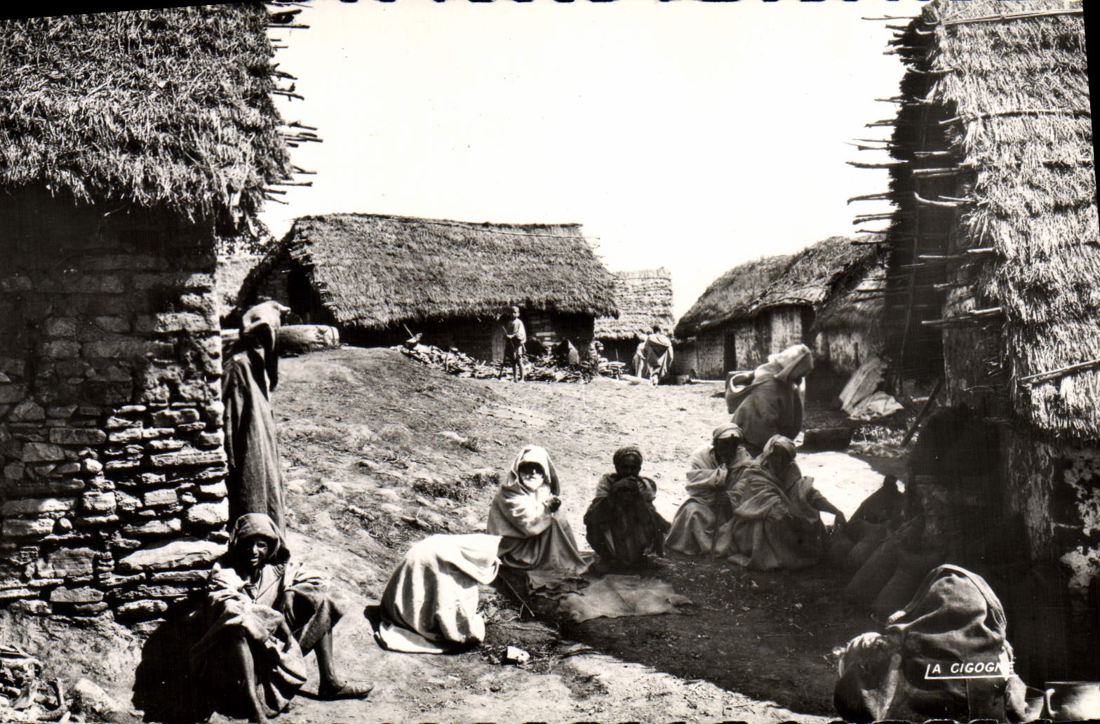 CPM Senes Et Types Village Indigene