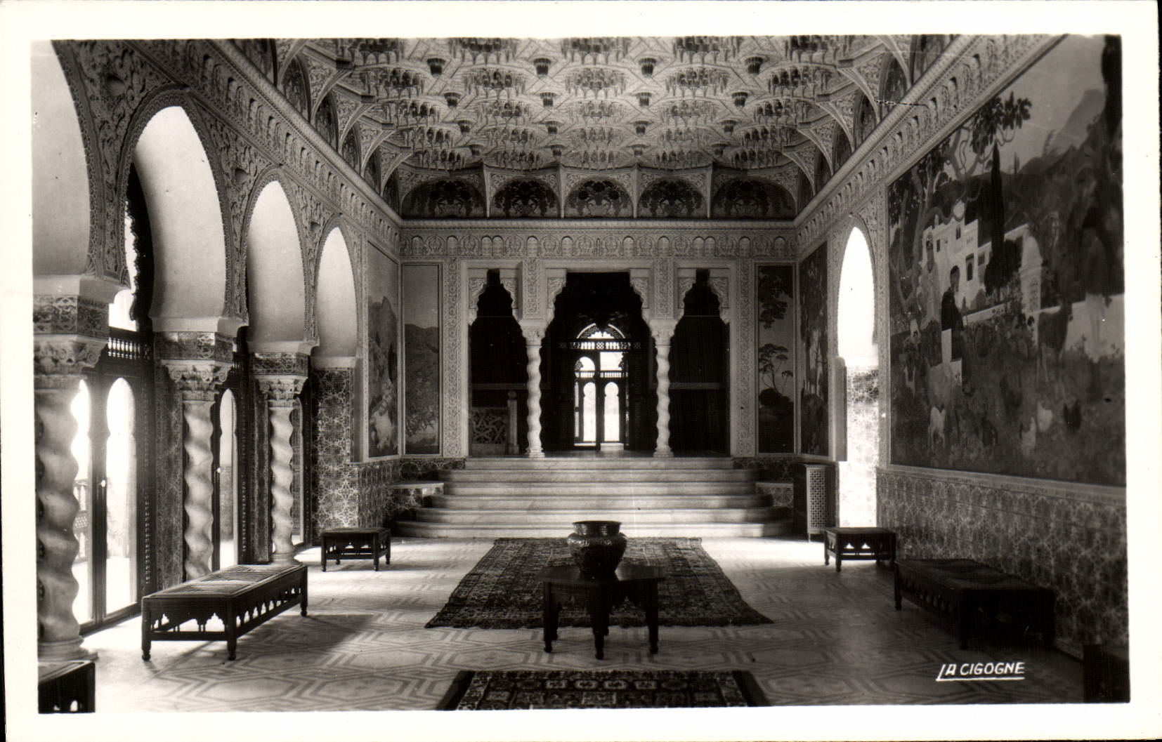 CPM Alger La Palais Du Gouverneur General Le salon de Monsieur le President de la Republique