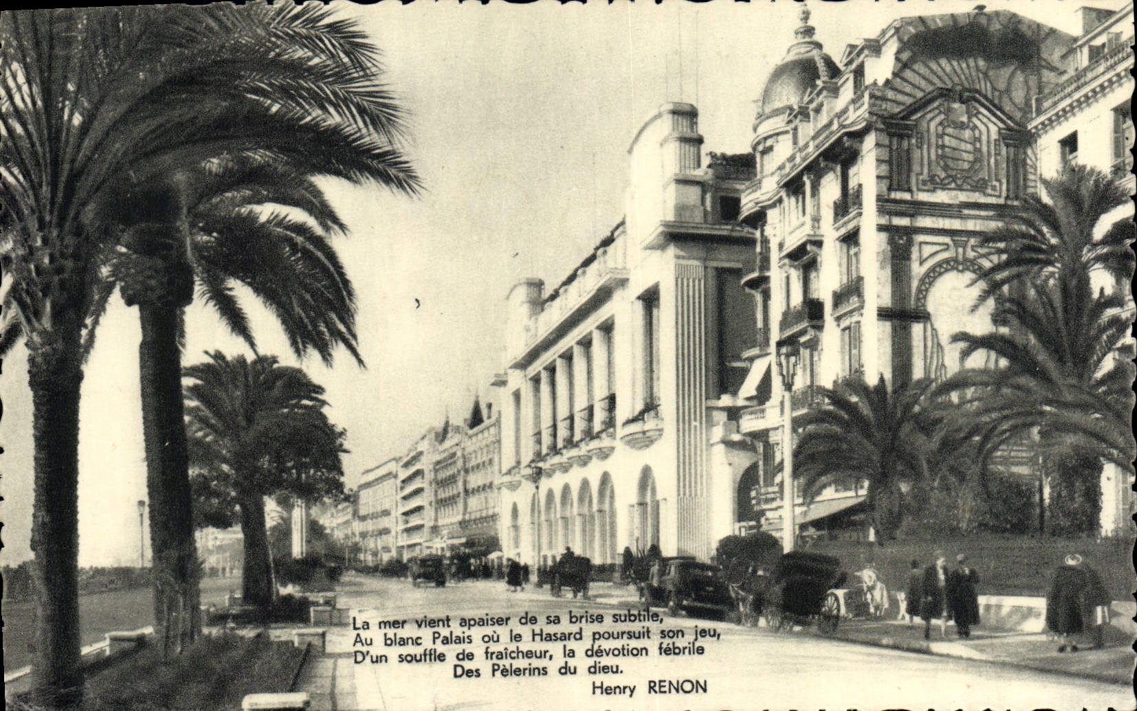 CPA Nice Le palais de la Mediterranee