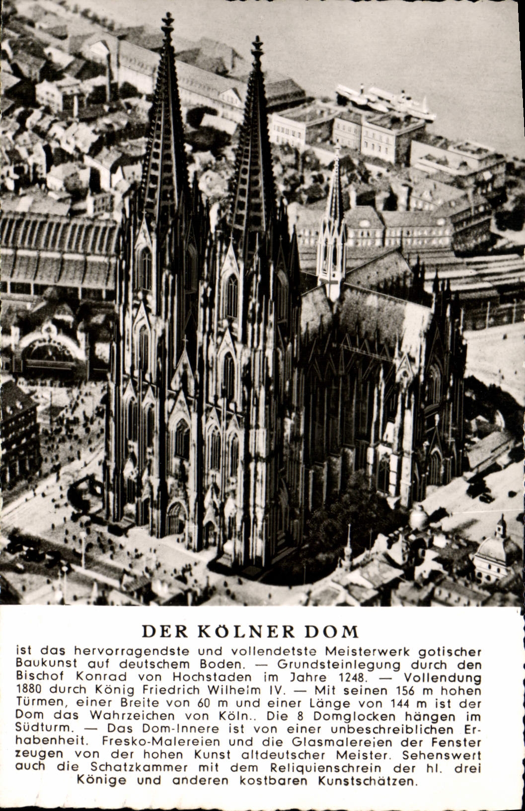 POSTAL MODERNA Dom de Koln