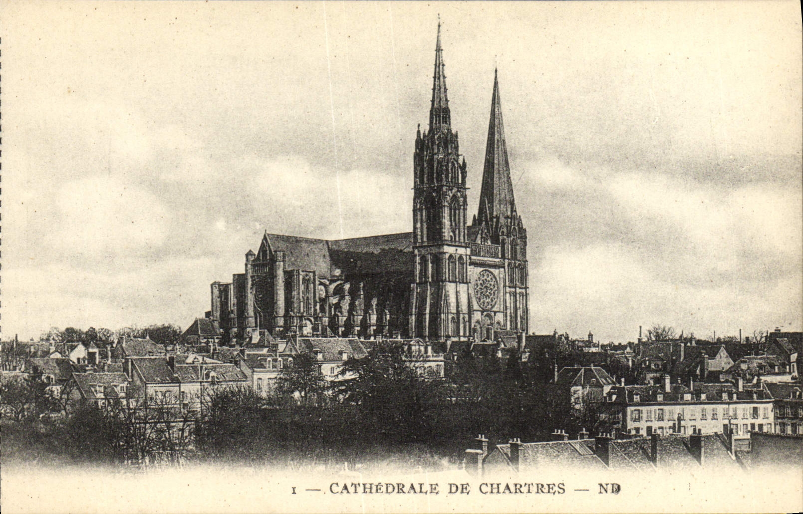 CPA Cathedrale De Chartres 