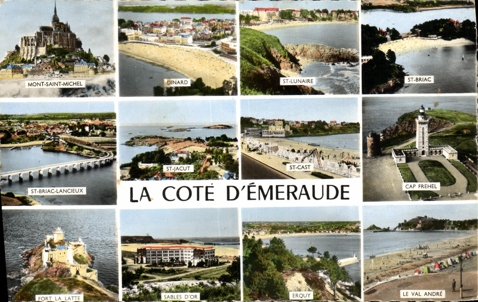 MODERN CARD the emerald dimension Mont Saint Michel Dinard