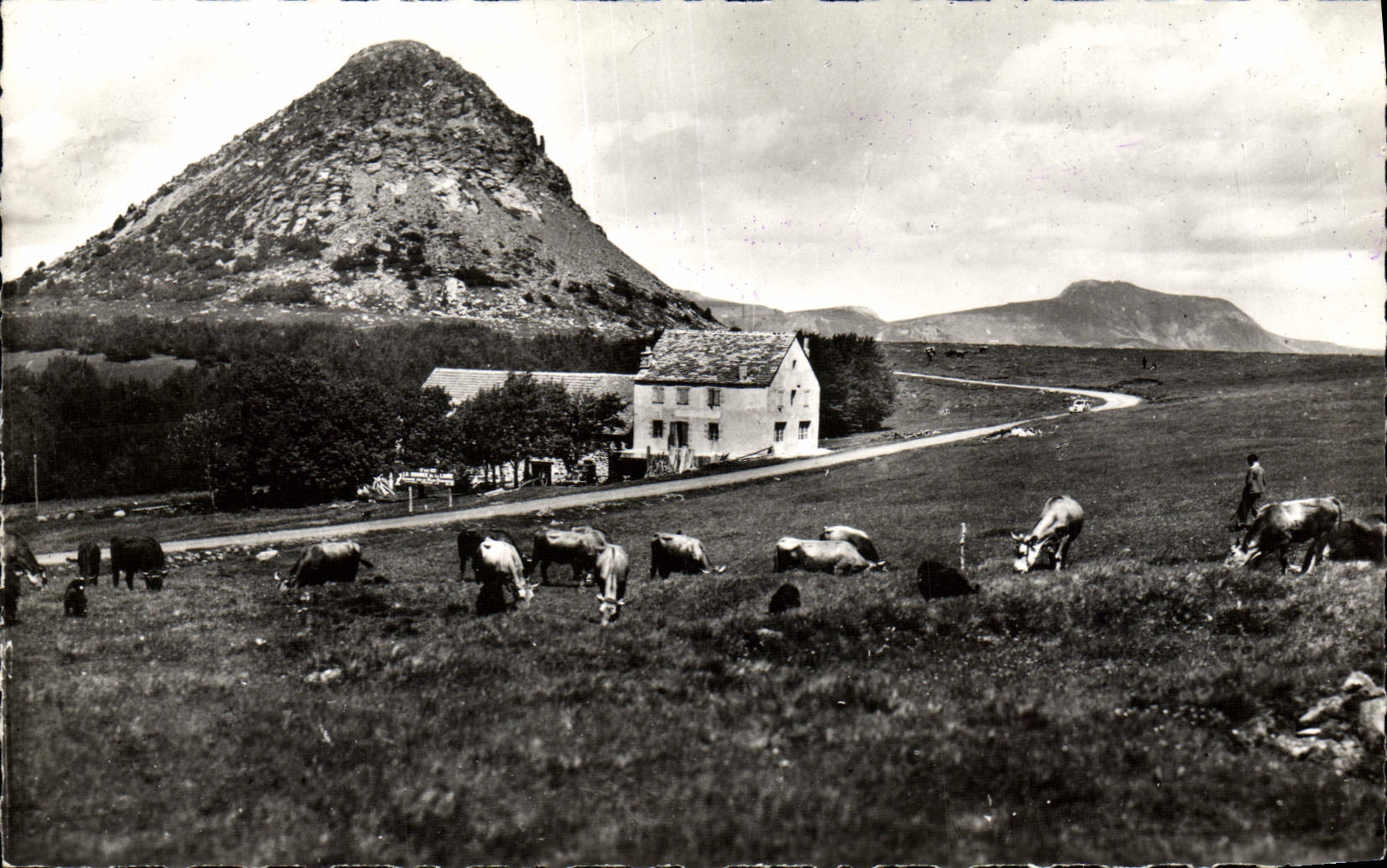 MODERN CARD the Mount Gerbier de Joncs Hotel Restoring Bouchet has Sainte Eulalie Source of the Loire