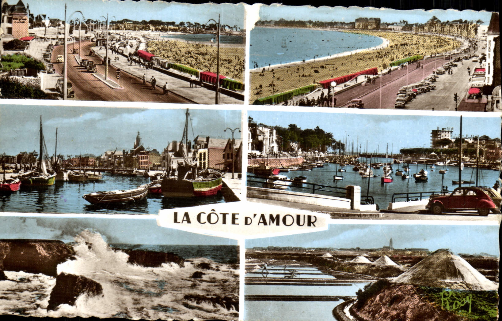POSTAL MODERNA dimensión del amor Pronichet La Baule Croisic el pouliguen