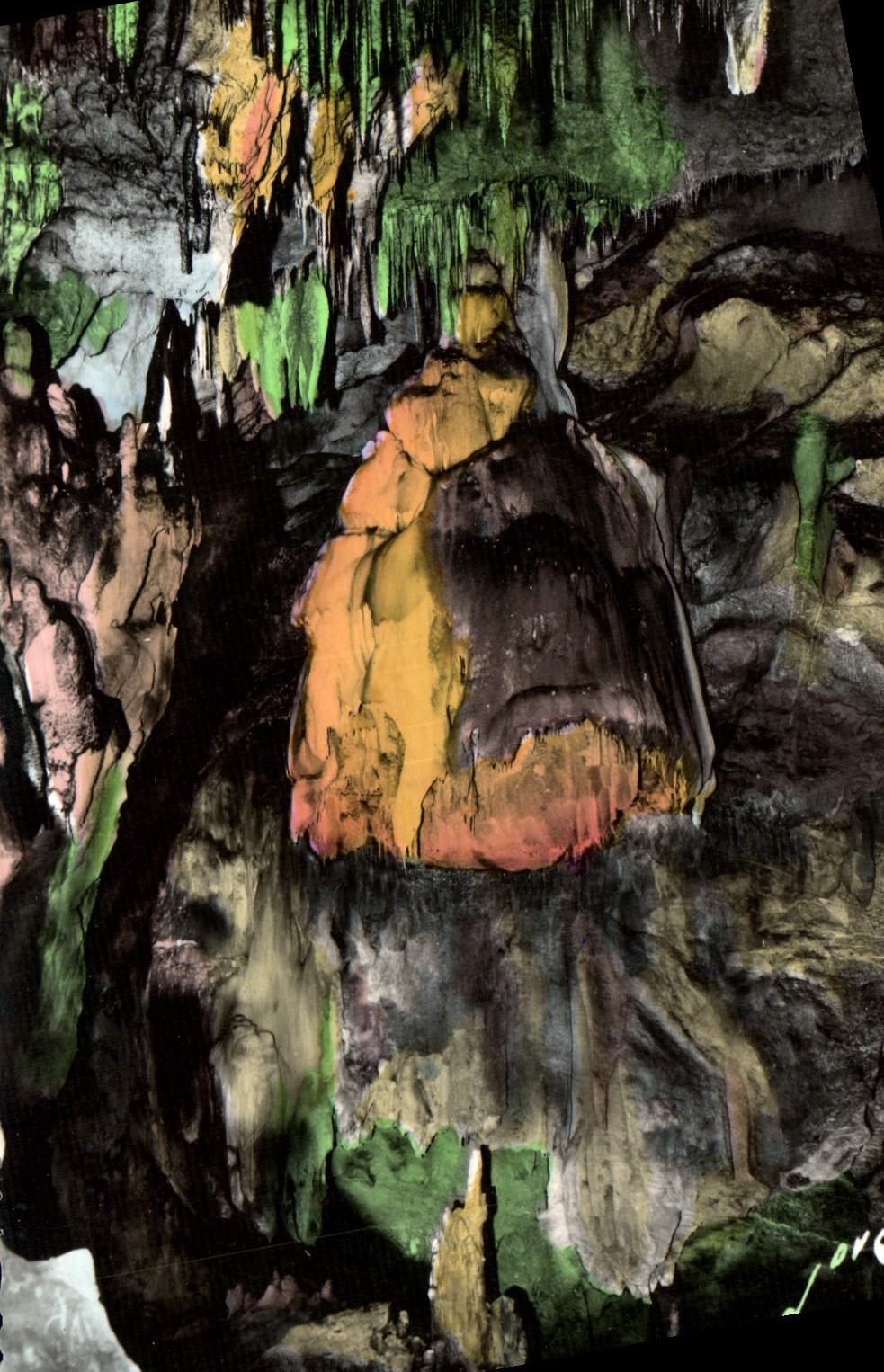 MODERN CARD caves of Betharram the Bell-tower