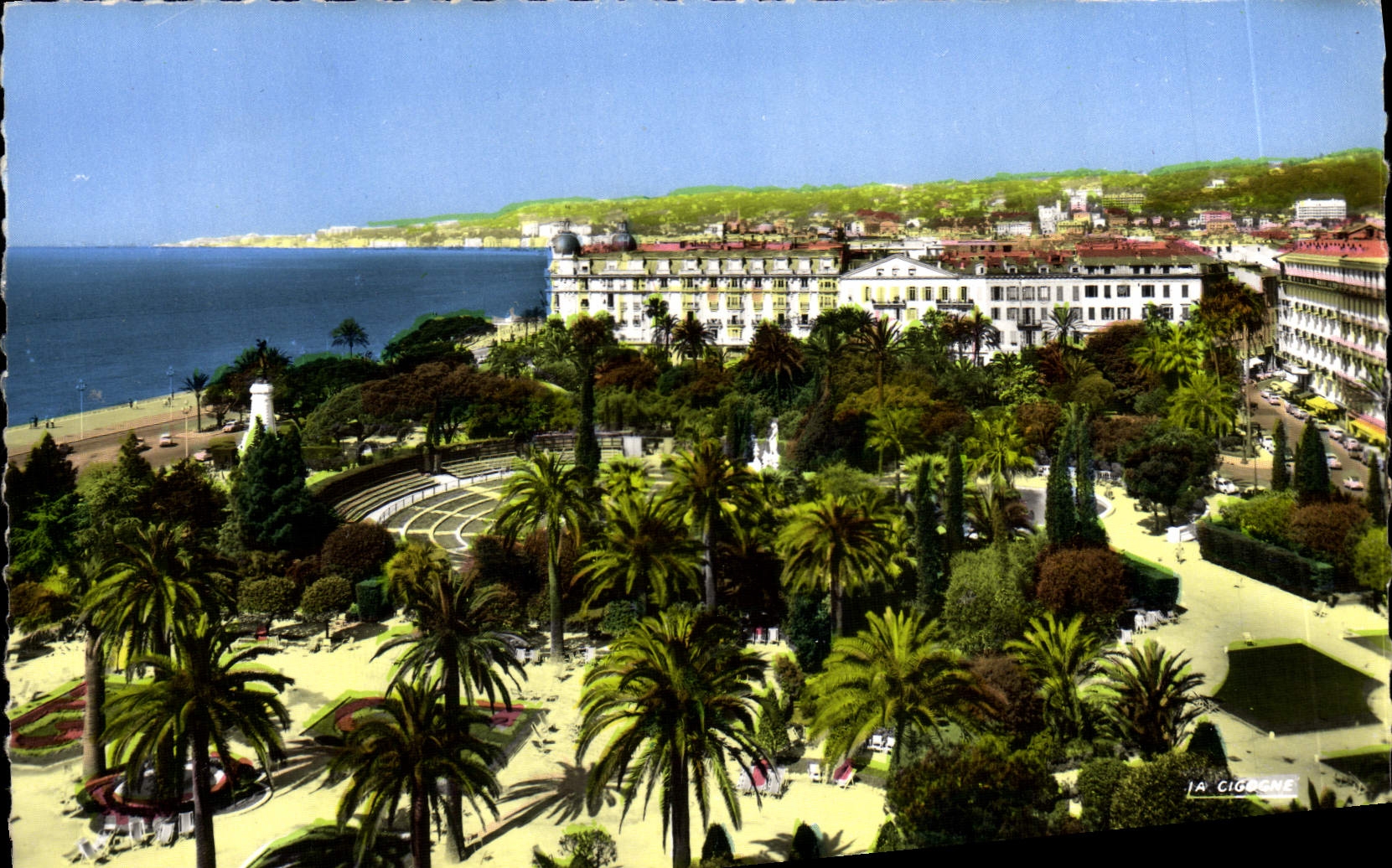 CPM Nice Le jardin Albert 1er et le theatre de verdure