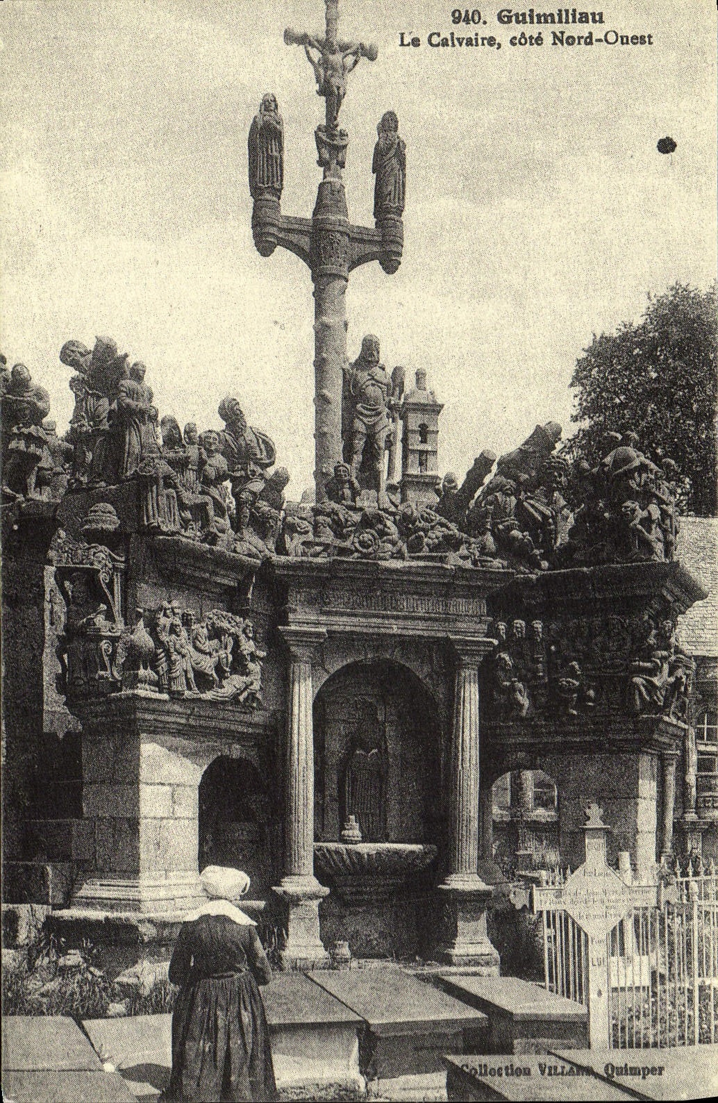 REPRO Guimiliau Le calvaire Cote Nord Onest
