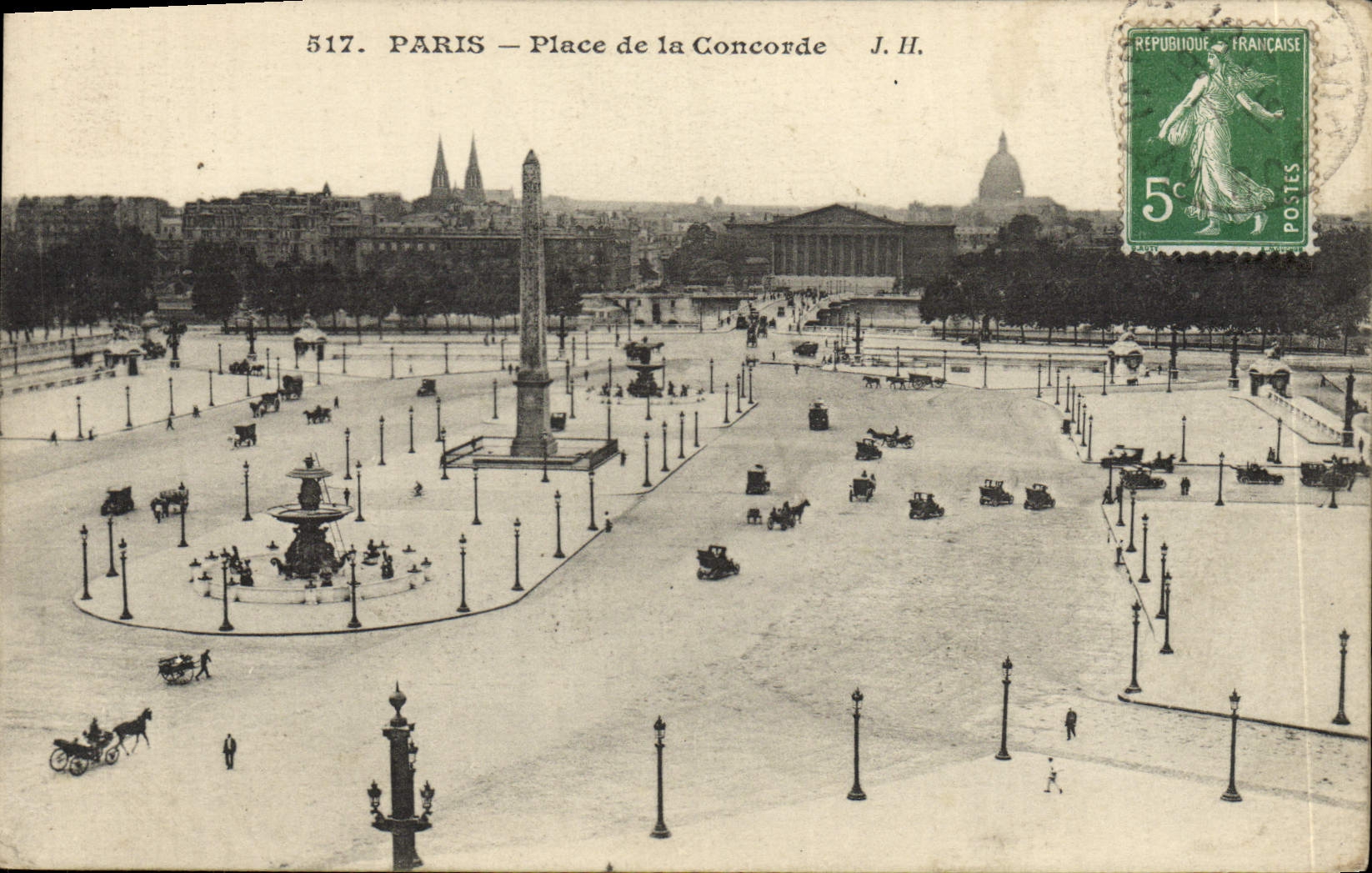 CPA Paris Place de la Concorde