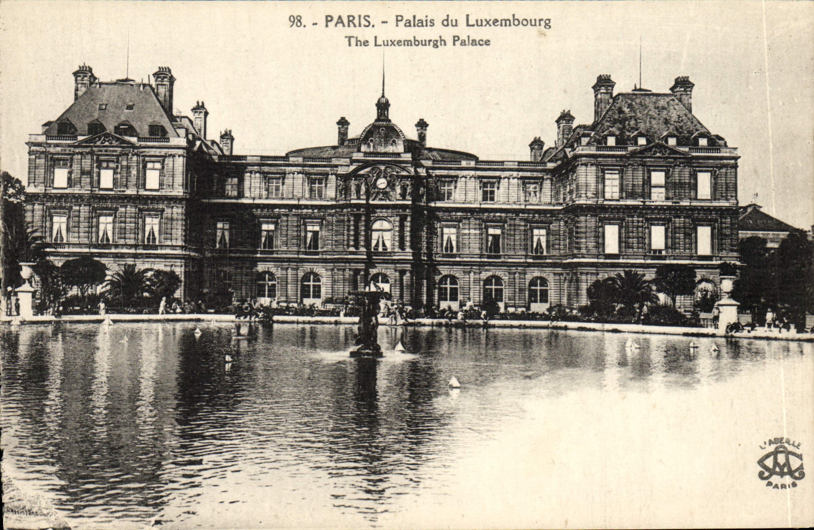 CPA Paris Palais Du Luxembourg