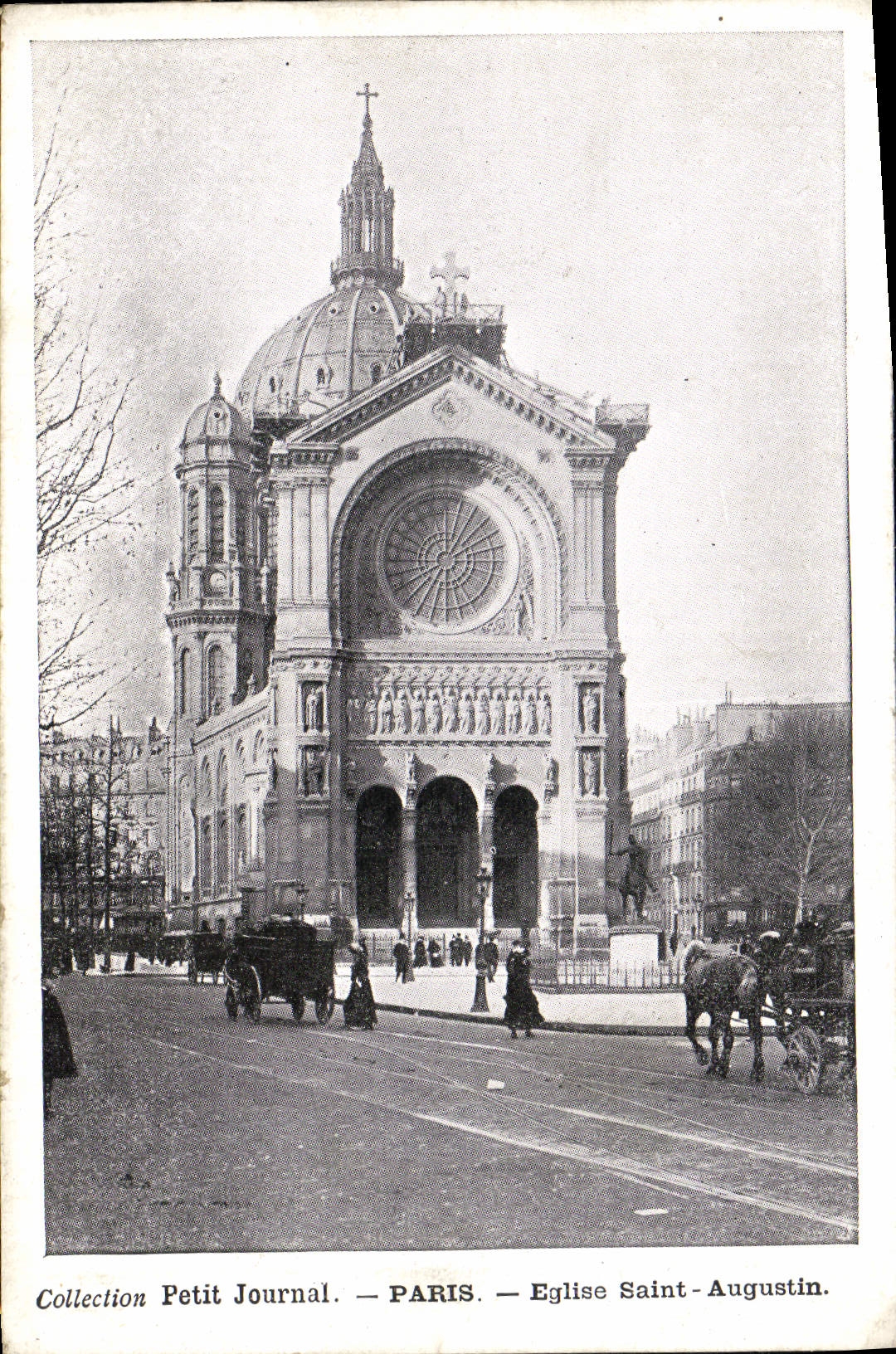 CPA Paris Eglise Saint Augustin