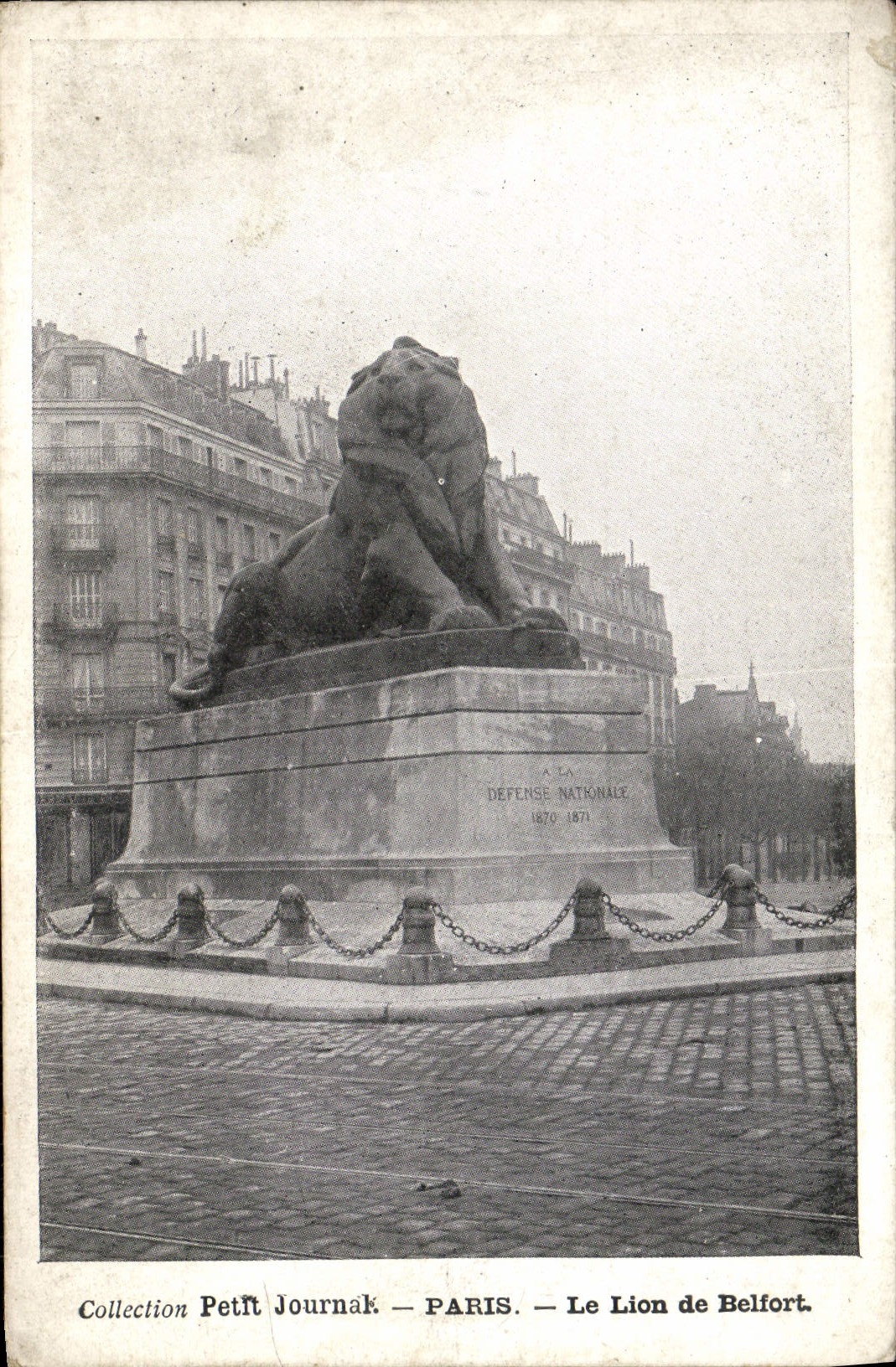 CPA Paris Le Lion de Belfort