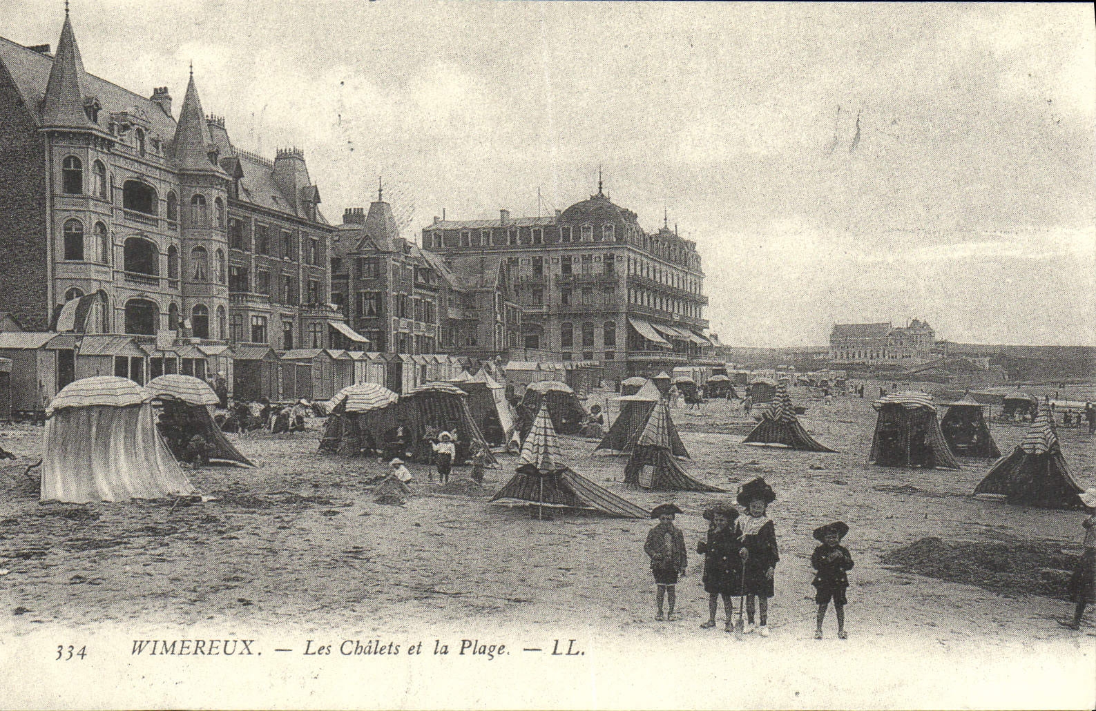 REPRO Wimereux Les Chalets et la Plage