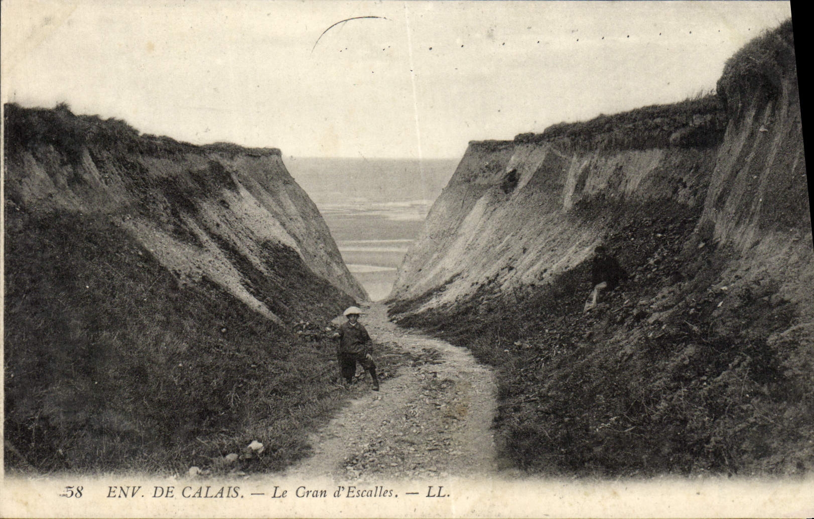 CPA Env De Calais Le Gran d'Escalles