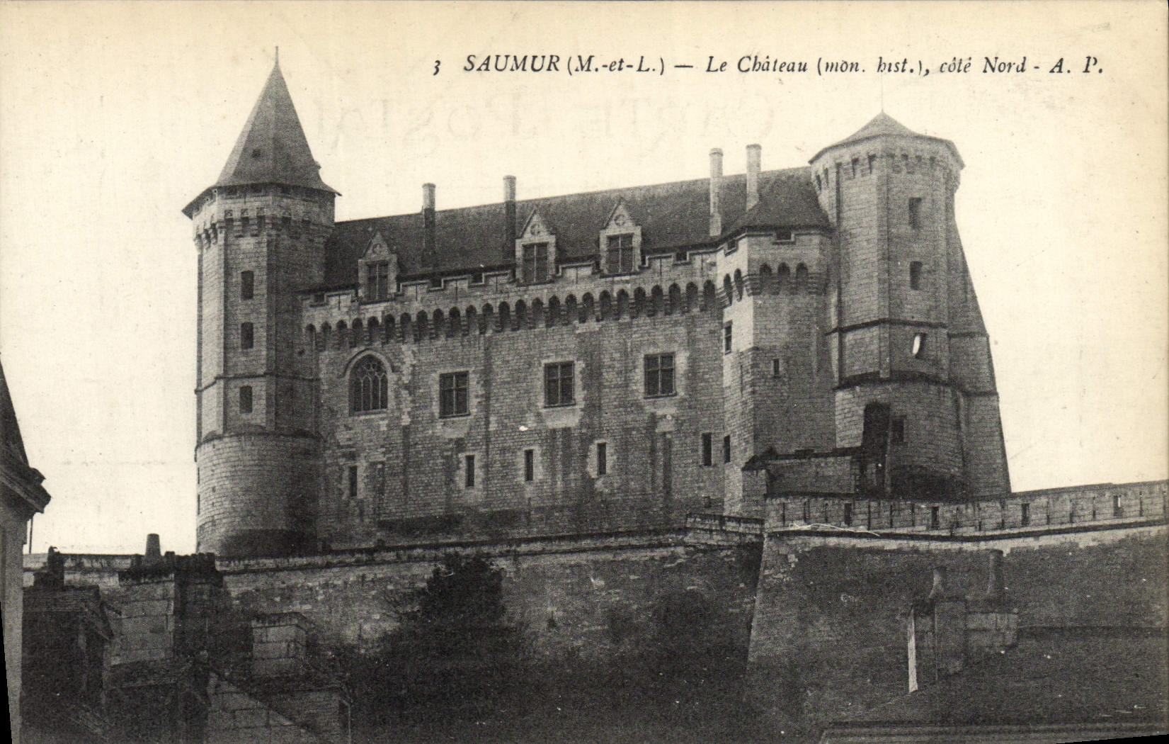 CPA Saumur le chateau