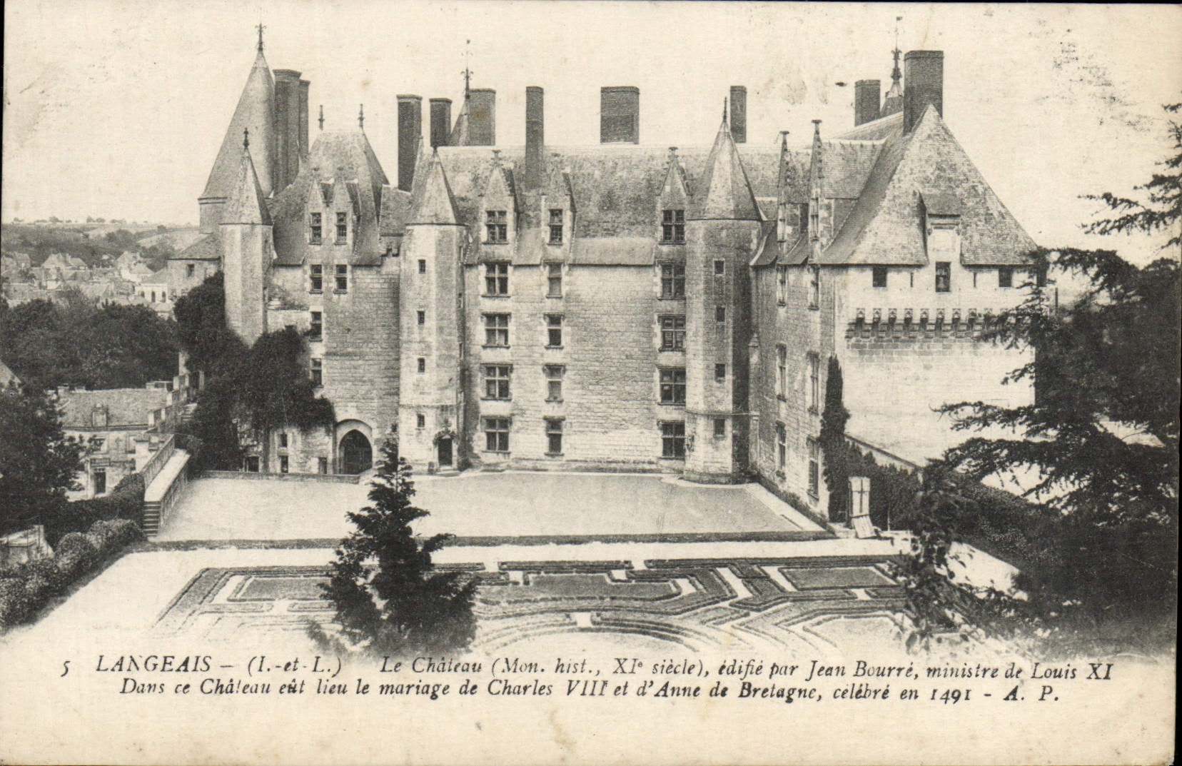 CPA Langeais Le Chateau