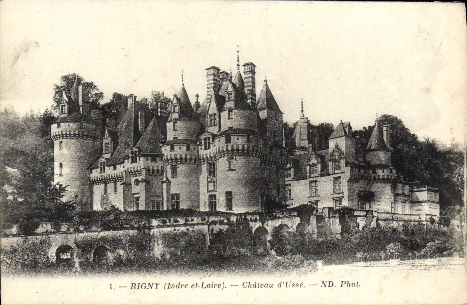 CPA Rigny Chateau d'Usse