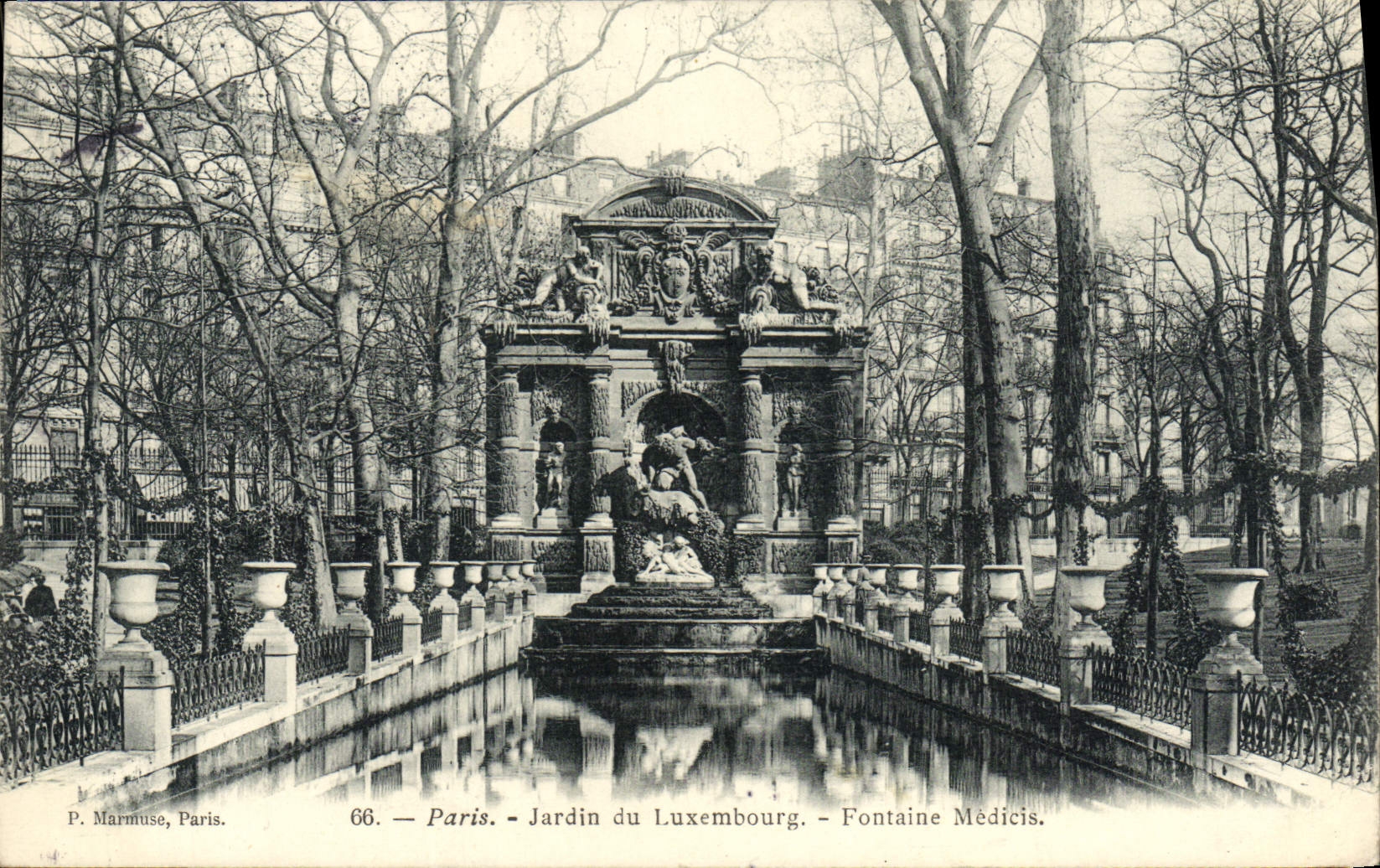 CPA Paris Jardin du Luxembourg Fontaine Medicis