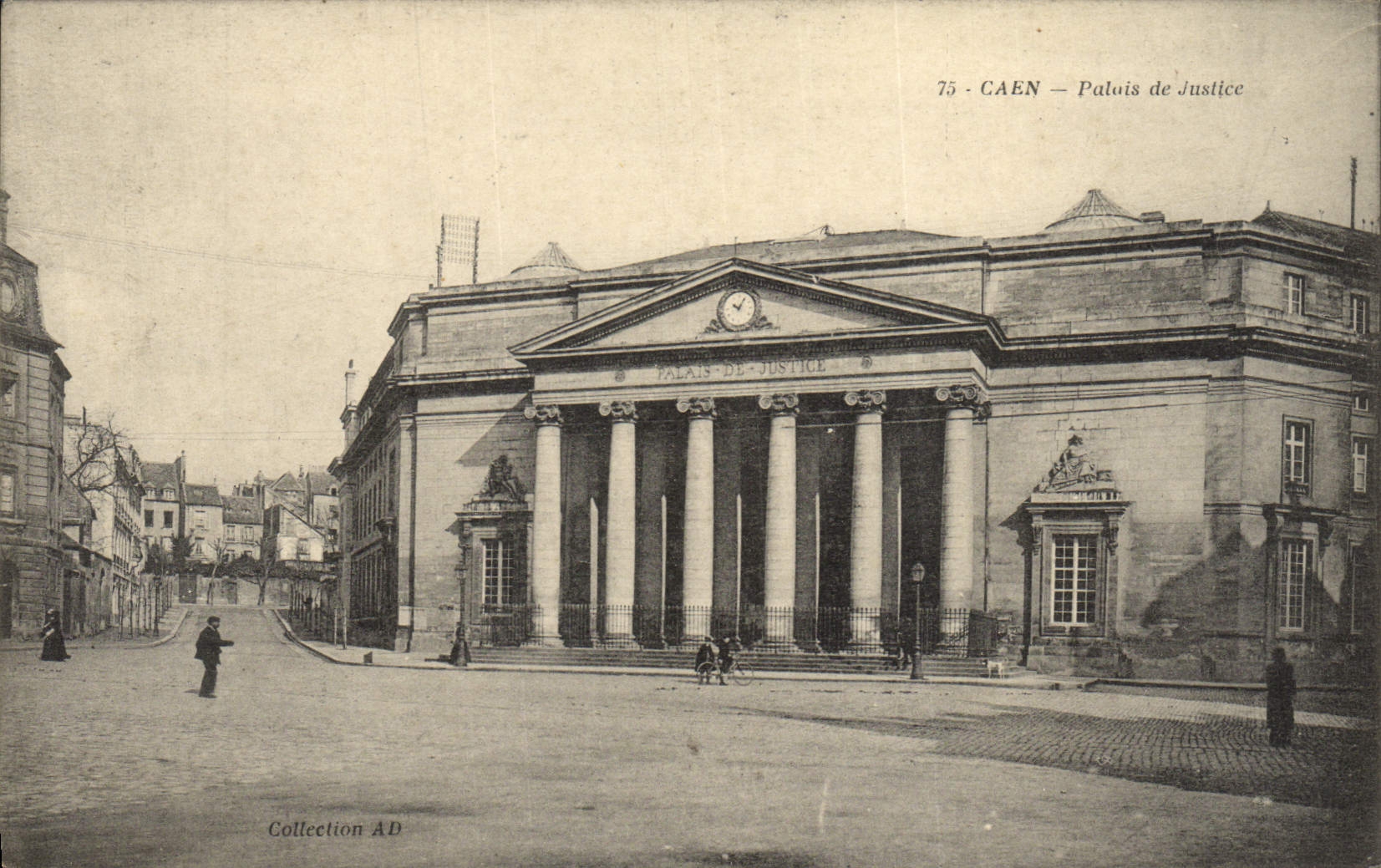 VINTAGE POSTCARD Caen Palate of Juxlice