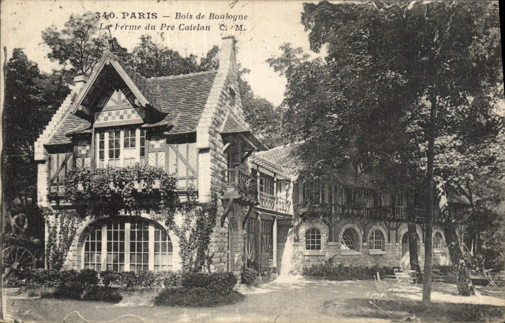 CPA Paris Bois De Boulogne La ferme Du Pre Catelan